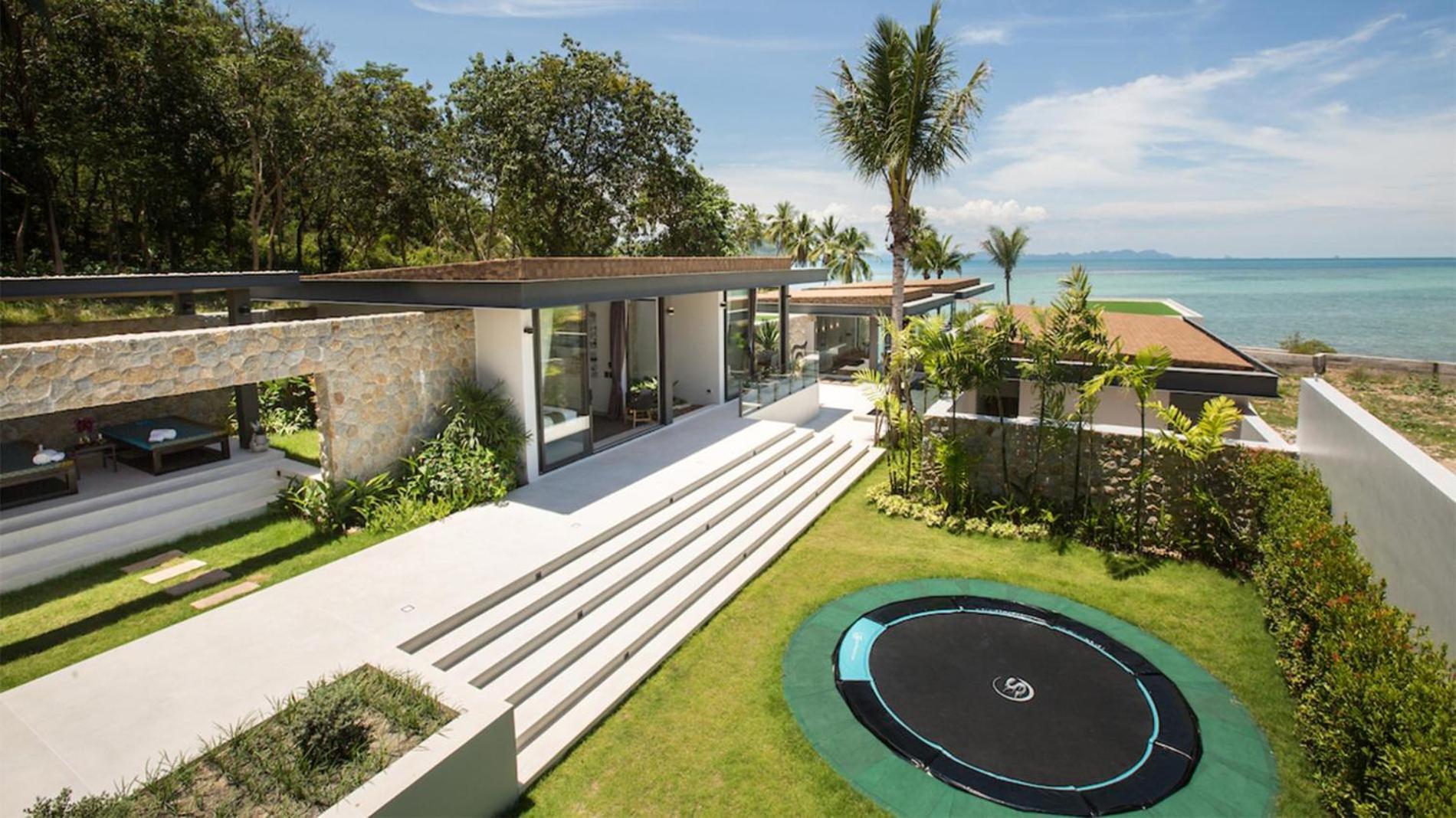 Exclusive Sea Renity A Beachfront Villa Retreat Sleeps 12 Adults And 6 Kids Лем-Сор Экстерьер фото