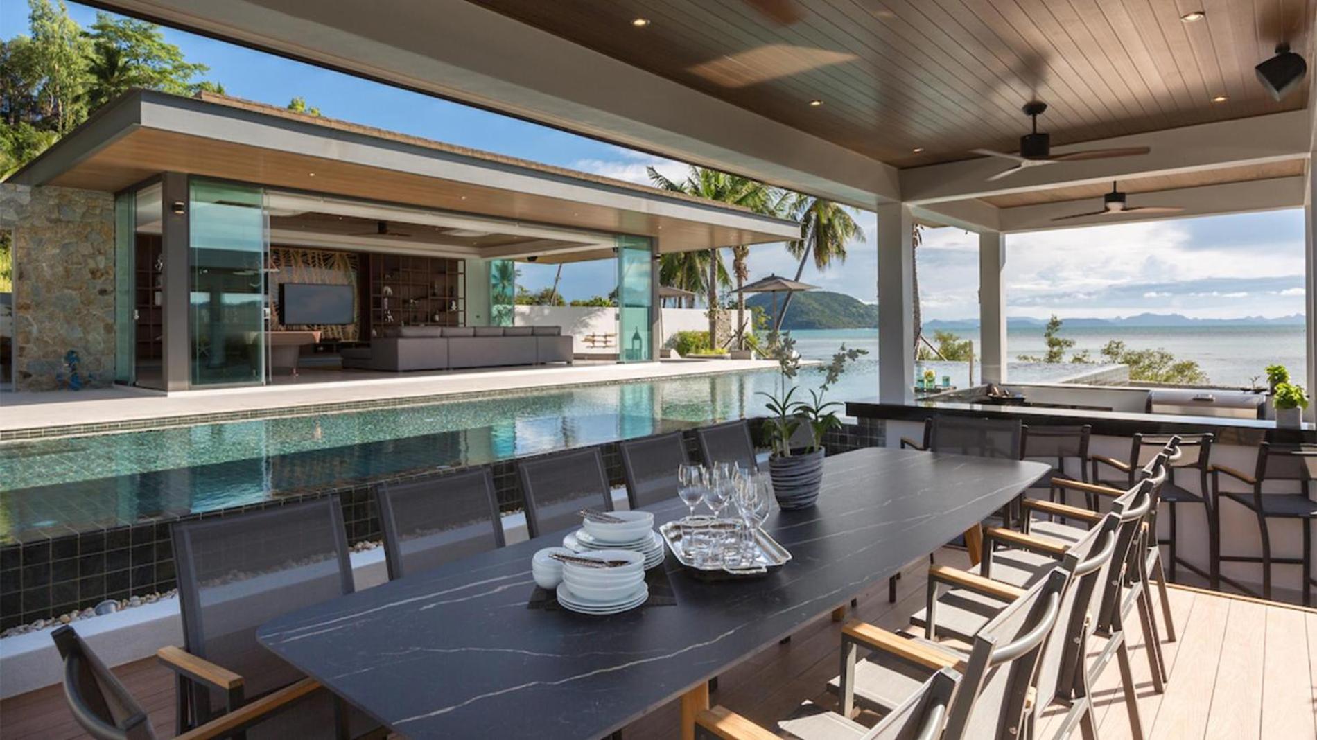 Exclusive Sea Renity A Beachfront Villa Retreat Sleeps 12 Adults And 6 Kids Лем-Сор Экстерьер фото