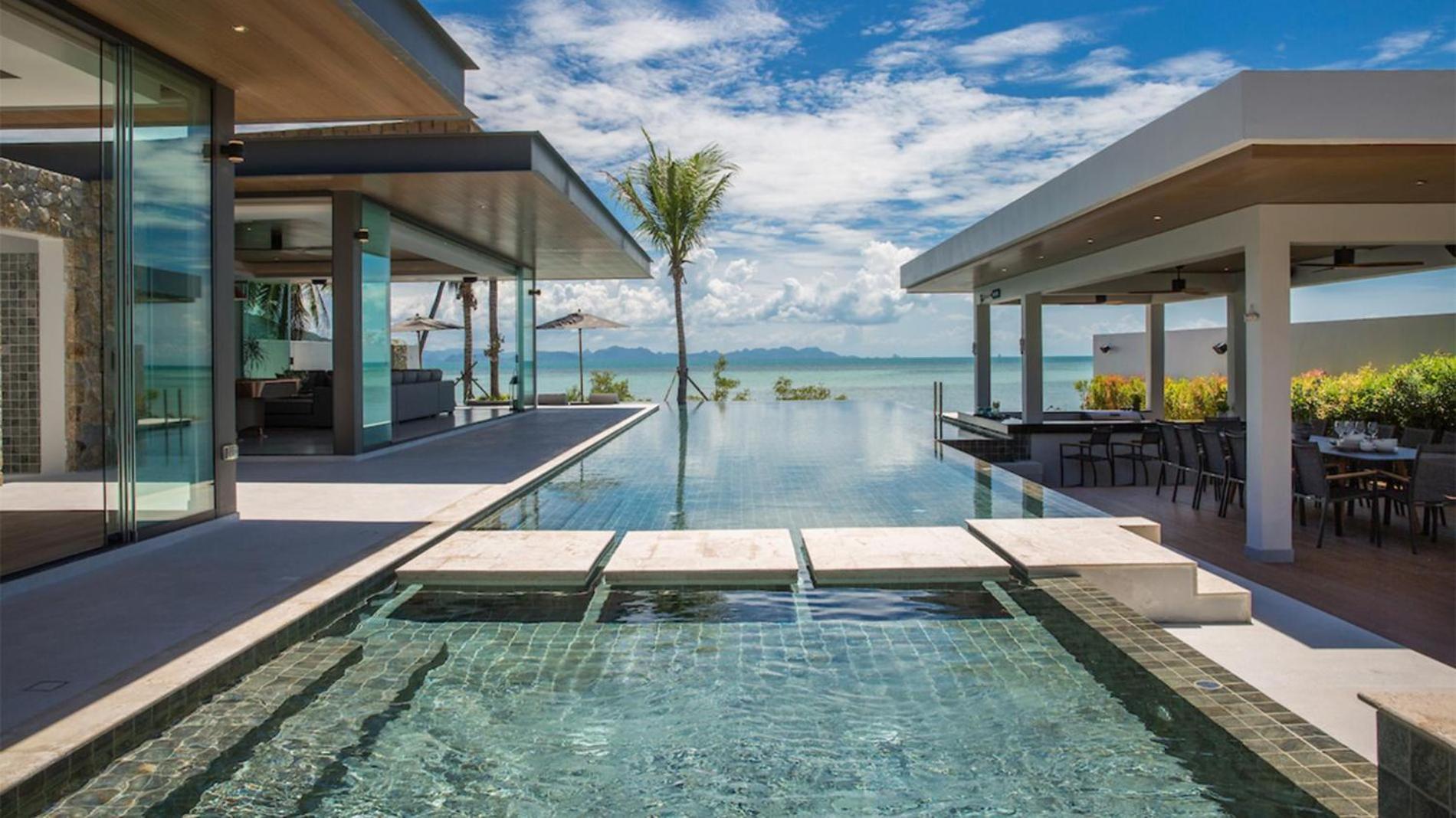 Exclusive Sea Renity A Beachfront Villa Retreat Sleeps 12 Adults And 6 Kids Лем-Сор Экстерьер фото